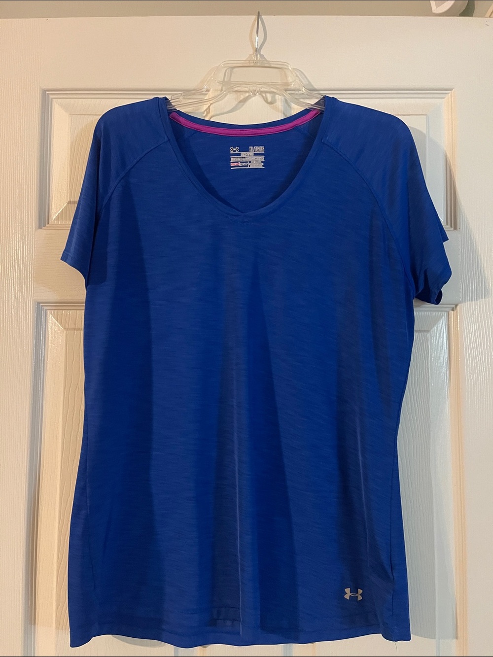 Under Armour Royal Blue Women's Short Sleeve V-Neck Tee